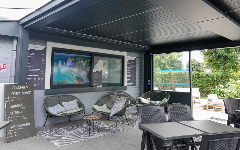 Camping Abijune à Étretat : espace détente du Camping Abijune